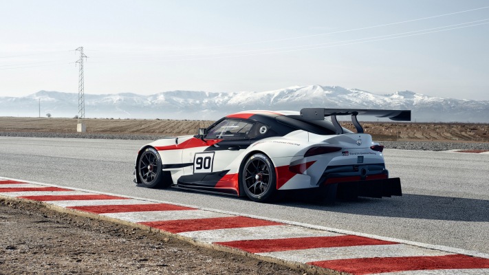 Toyota GR Supra Racing Concept 2018. Desktop wallpaper