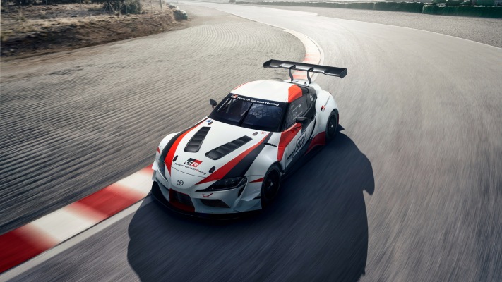 Toyota GR Supra Racing Concept 2018. Desktop wallpaper