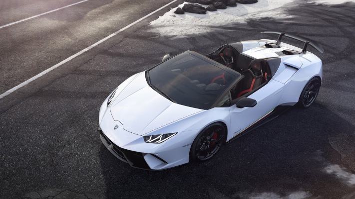 Lamborghini Huracán Performante Spyder 2019. Desktop wallpaper