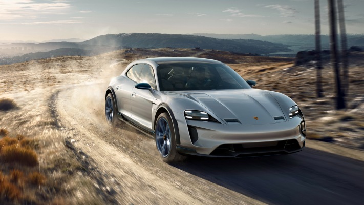 Porsche Mission E Cross Turismo Concept 2018. Desktop wallpaper