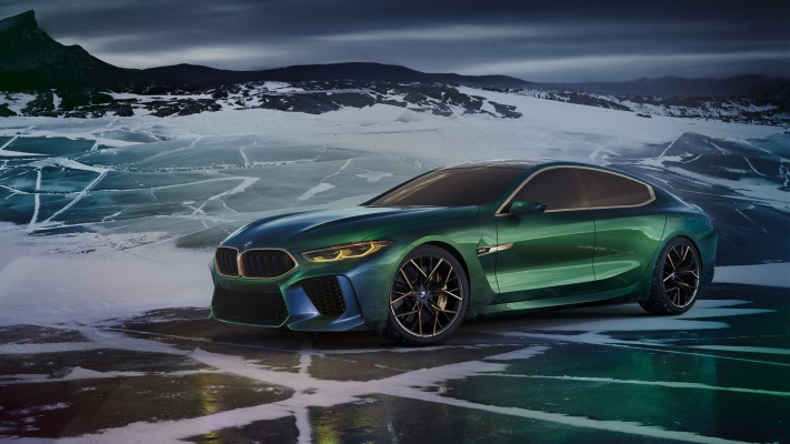 BMW M8 Gran Coupe Concept 2018. Desktop wallpaper