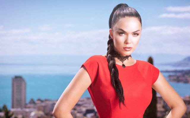 Olga-Maria Veide. Desktop wallpaper