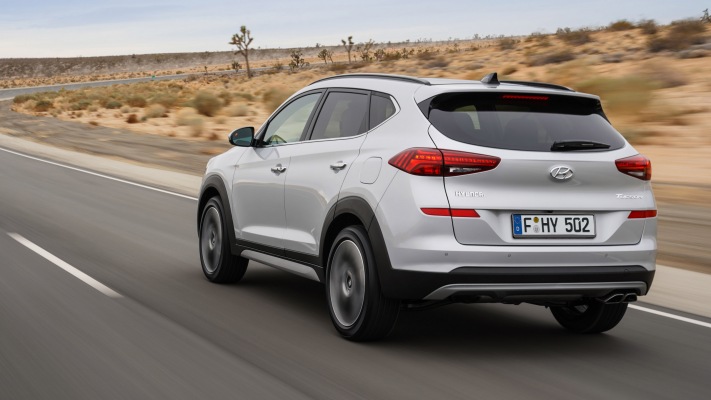 Hyundai Tucson 2018. Desktop wallpaper