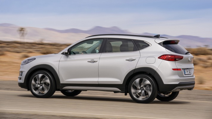 Hyundai Tucson 2018. Desktop wallpaper