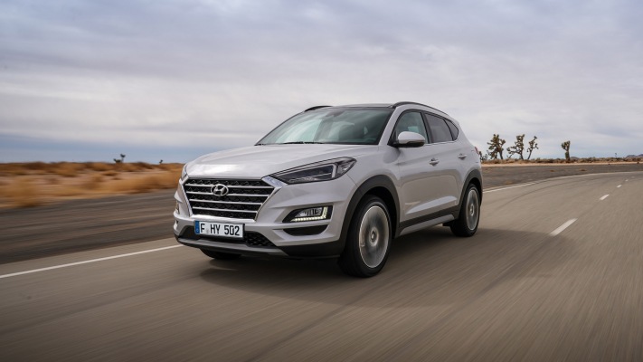 Hyundai Tucson 2018. Desktop wallpaper