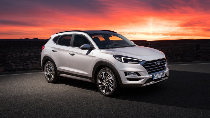 Hyundai Tucson 2018. Desktop wallpaper