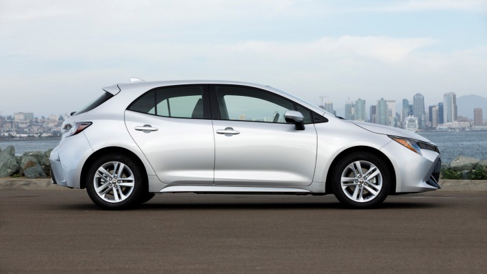 Toyota Corolla Hybrid 2018. Desktop wallpaper