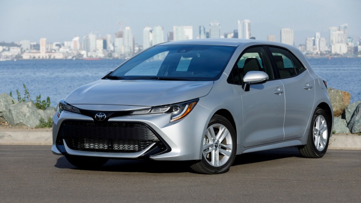 Toyota Corolla Hybrid 2018. Desktop wallpaper