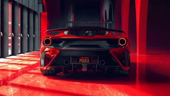 Ferrari 488 GTB Pogea Racing FPlus Corsa 2018. Desktop wallpaper
