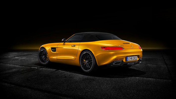 Mercedes-AMG GT S Roadster 2018. Desktop wallpaper