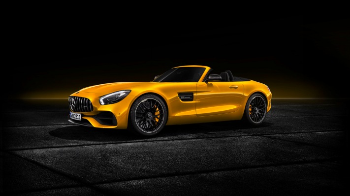 Mercedes-AMG GT S Roadster 2018. Desktop wallpaper
