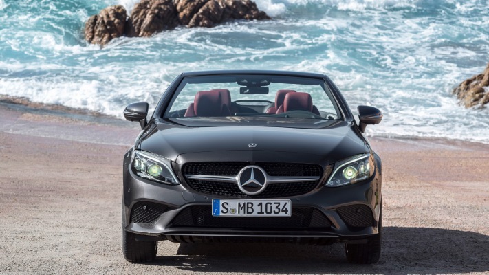 Mercedes-Benz C-Сlass Cabriolet 2019. Desktop wallpaper