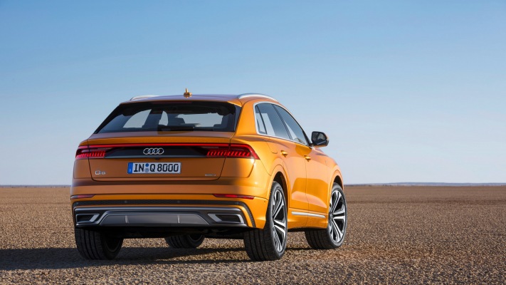 Audi Q8 SUV 2018. Desktop wallpaper