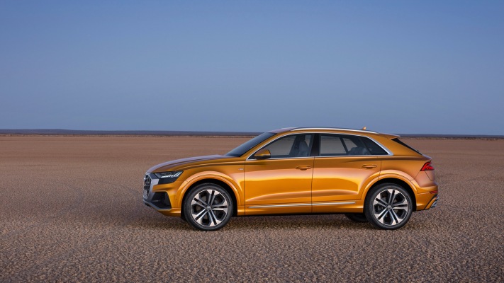 Audi Q8 SUV 2018. Desktop wallpaper