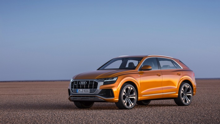Audi Q8 SUV 2018. Desktop wallpaper