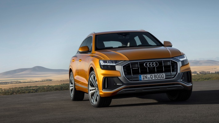 Audi Q8 SUV 2018. Desktop wallpaper