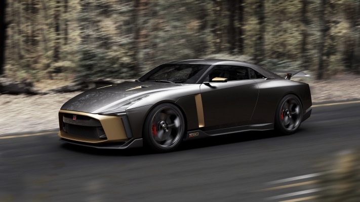 Nissan GT-R50 Italdesign Concept 2018. Desktop wallpaper