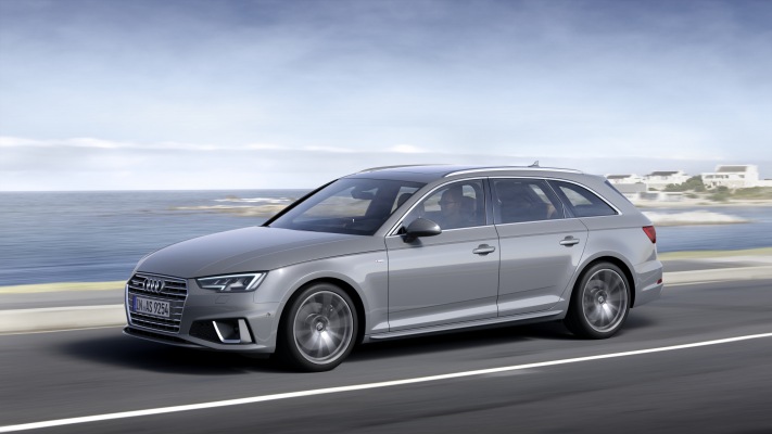 Audi A4 Avant 2018. Desktop wallpaper