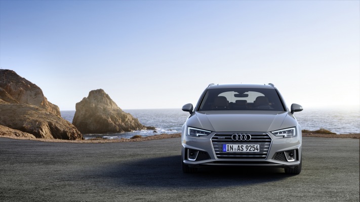 Audi A4 Avant 2018. Desktop wallpaper