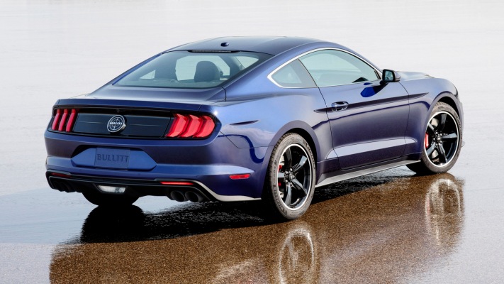 Ford Mustang Kona Blue 2019. Desktop wallpaper