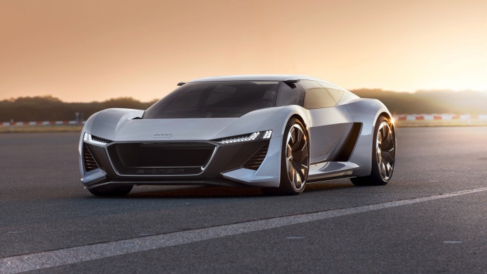 Audi e-tron Concept 2018. Desktop wallpaper