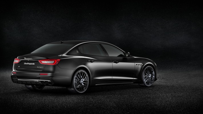 Maserati Quattroporte Nerissimo Edition 2018. Desktop wallpaper