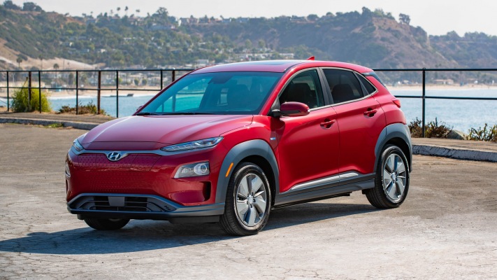 Hyundai Kona Electric 2019. Desktop wallpaper