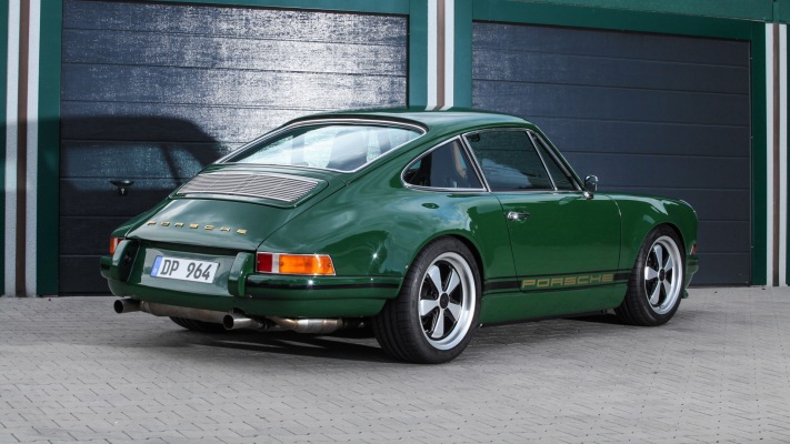 Porsche 964 Carrera DP Motorsport Irish Green 2018. Desktop wallpaper