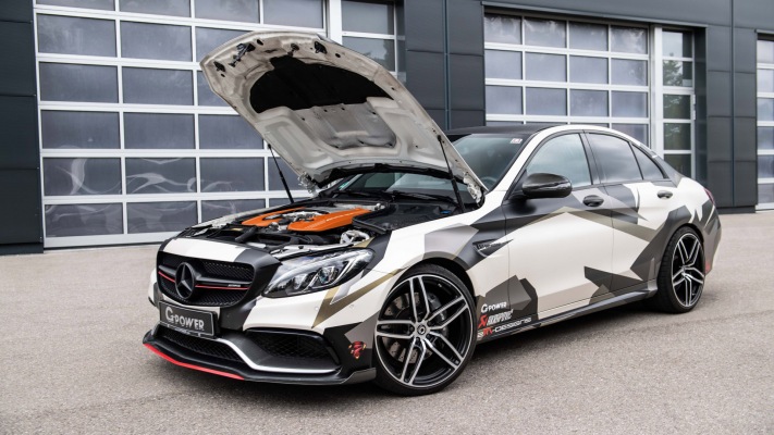 Mercedes-AMG C 63 G-Power 2018. Desktop wallpaper