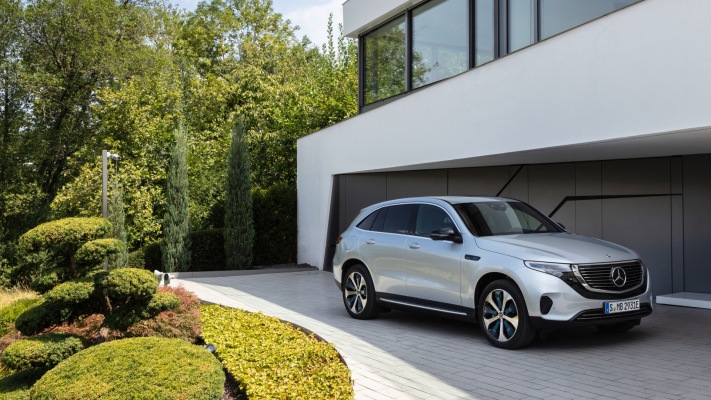 Mercedes-Benz EQC 400 4MATIC 2019. Desktop wallpaper