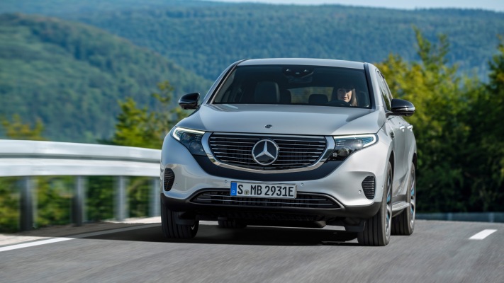 Mercedes-Benz EQC 400 4MATIC 2019. Desktop wallpaper