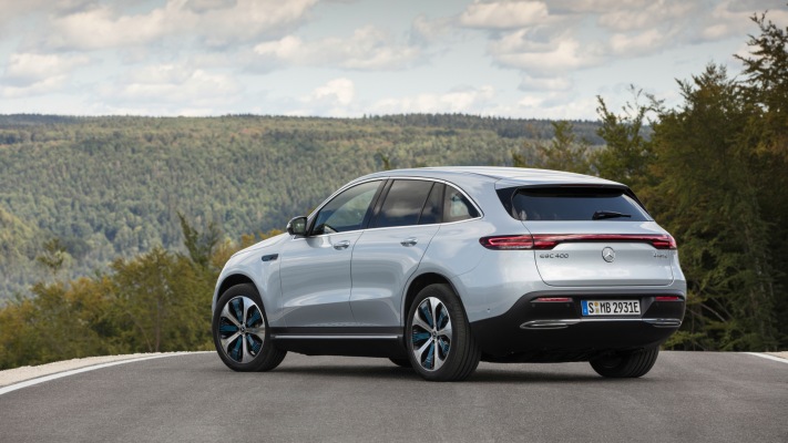 Mercedes-Benz EQC 400 4MATIC 2019. Desktop wallpaper