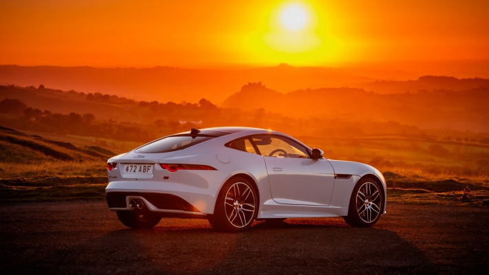 Jaguar F-TYPE Chequered Flag Edition 2018. Desktop wallpaper