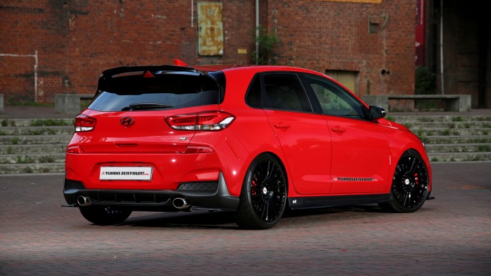 Hyundai i30 N TurboZentrum 2018. Desktop wallpaper