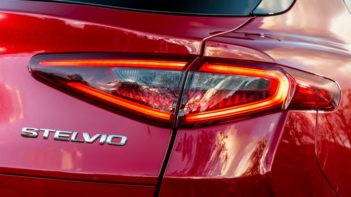 Alfa Romeo Stelvio Quadrifoglio 2018. Desktop wallpaper