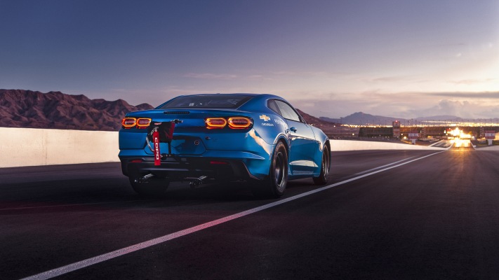Chevrolet eCOPO Camaro Concept 2018. Desktop wallpaper