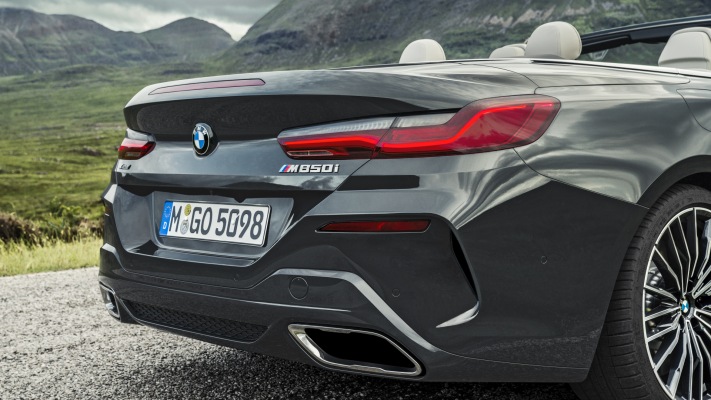BMW 8 Series Convertible 2019. Desktop wallpaper