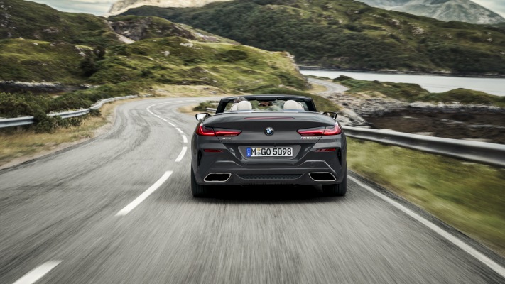 BMW 8 Series Convertible 2019. Desktop wallpaper
