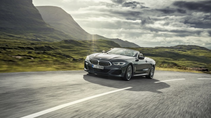 BMW 8 Series Convertible 2019. Desktop wallpaper