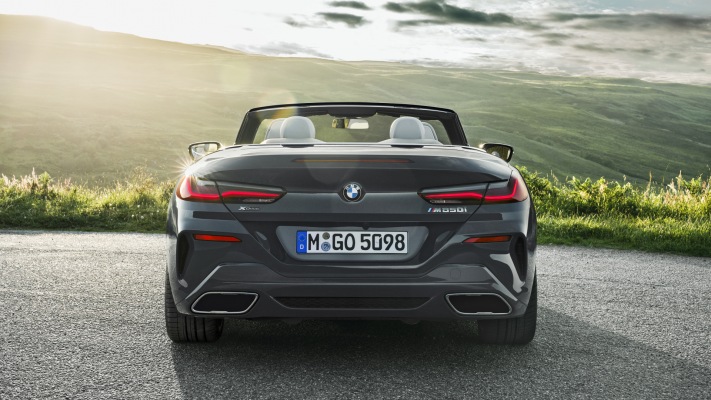 BMW 8 Series Convertible 2019. Desktop wallpaper