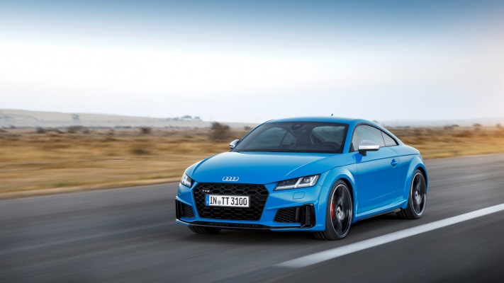 Audi TT S Coupe 2019. Desktop wallpaper