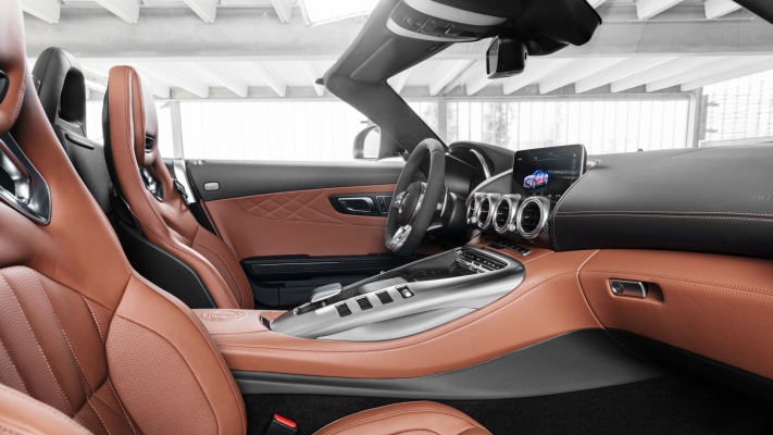 Mercedes-AMG GT C Roadster 2018. Desktop wallpaper