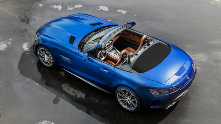 Mercedes-AMG GT C Roadster 2018. Desktop wallpaper