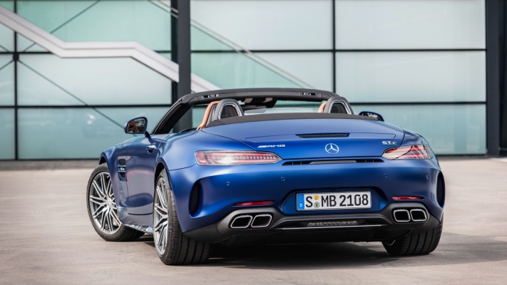 Mercedes-AMG GT C Roadster 2018. Desktop wallpaper