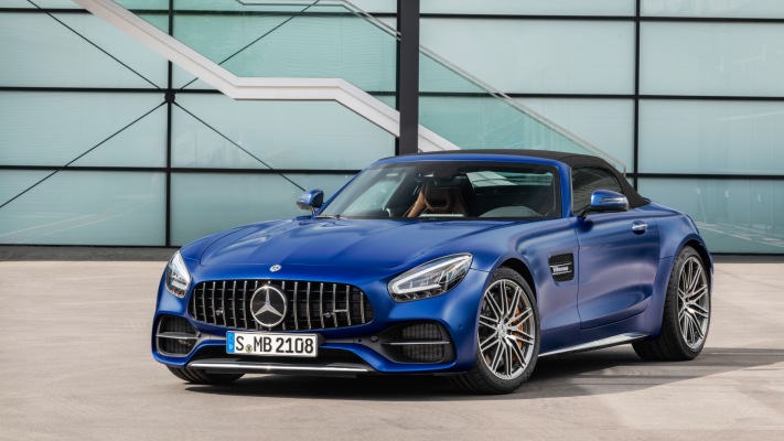 Mercedes-AMG GT C Roadster 2018. Desktop wallpaper