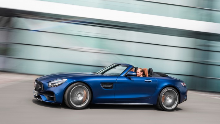 Mercedes-AMG GT C Roadster 2018. Desktop wallpaper