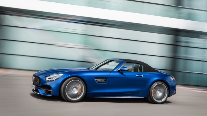 Mercedes-AMG GT C Roadster 2018. Desktop wallpaper