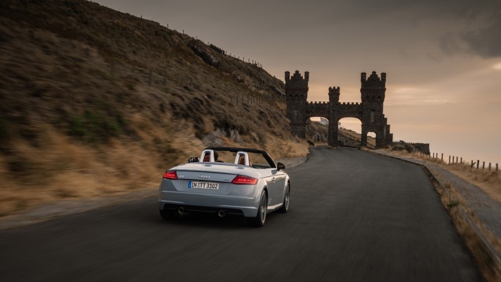 Audi TT S Roadster 2019. Desktop wallpaper