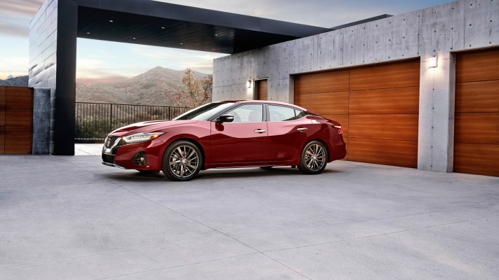 Nissan Maxima 2019. Desktop wallpaper