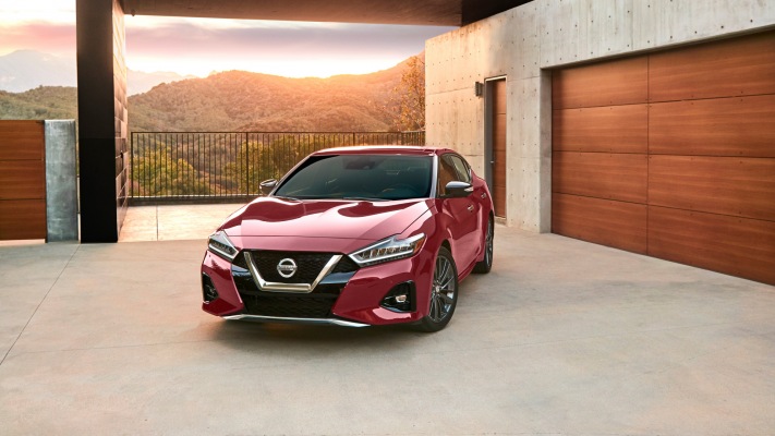 Nissan Maxima 2019. Desktop wallpaper
